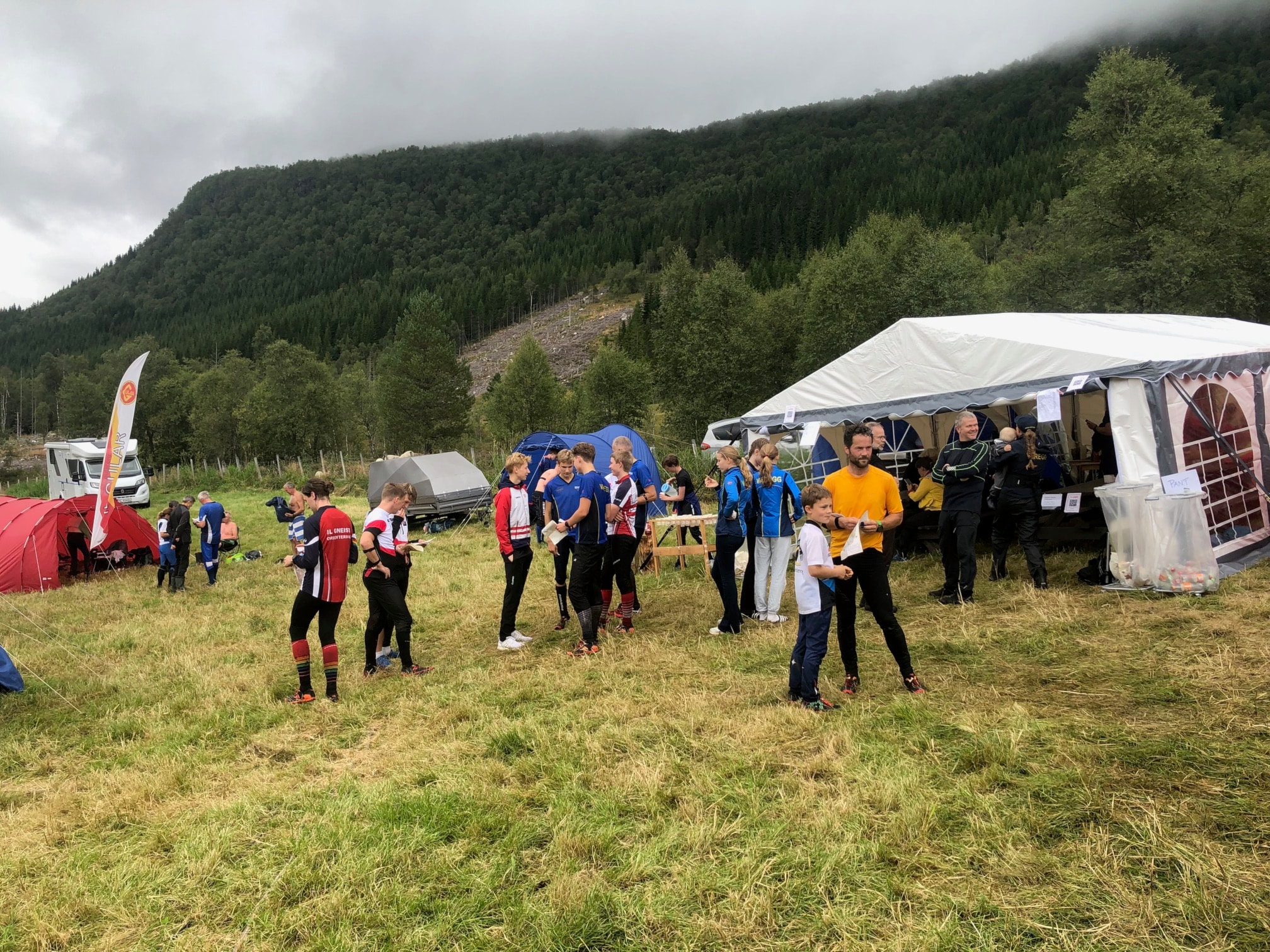 Overnatting Pinseløpet og O-festivalen